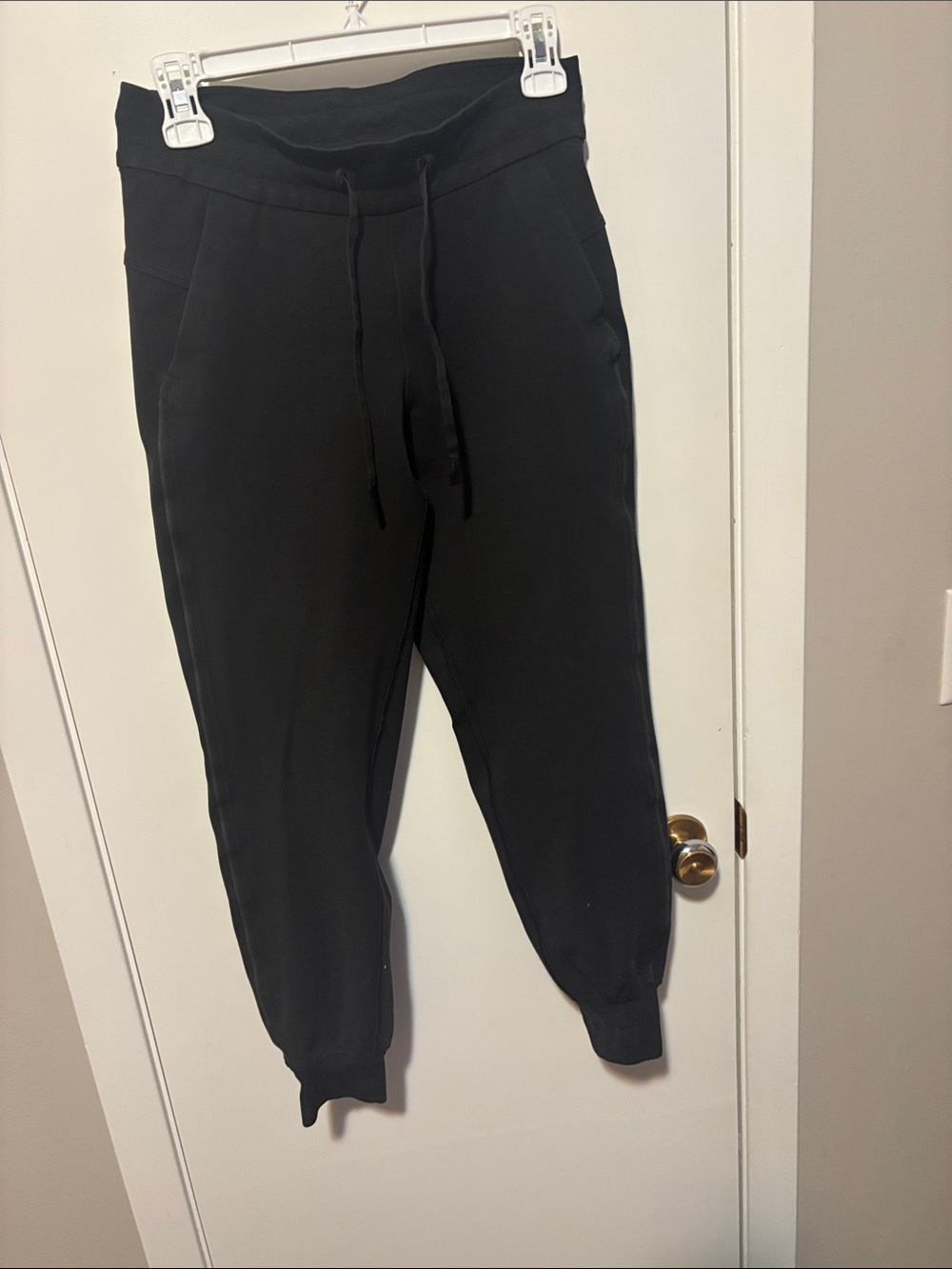 Black Jogger Pants with Drawstring